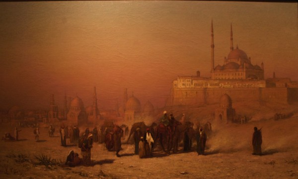 Cairo citadel mosque by Frederick Arthur Bridgman
